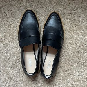 Black Leather Loafers